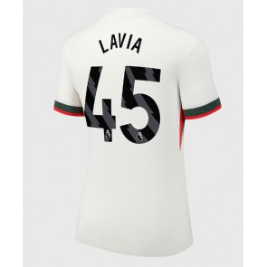 Chelsea Romeo Lavia #45 Gostujuci Dres za Ženska 2025-26 Kratak Rukavima Chelsea Romeo Lavia #45 Gostujuci Dres za Ženska 2025-26 Kratak Rukavima